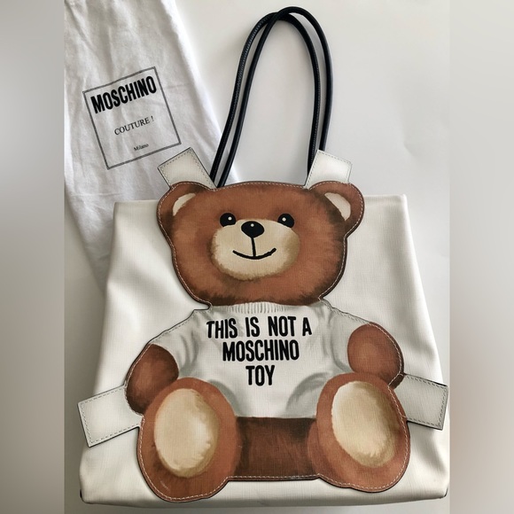 Moschino Teddy Bear Tote Bag - Picture 3 of 8